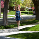 Illustration for article titled Woman On Sidewalk Can’t Even Summon Kernel Of Whimsy Required To Skip Along Hopscotch